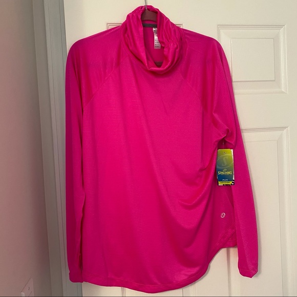 Hot pink Spalding women’s moisture wicking sport top size 2X NWT - Picture 5 of 12